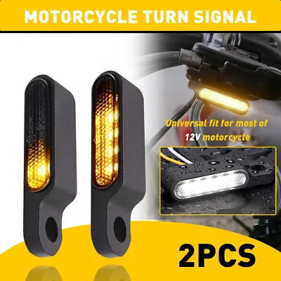 Mini Sequential LED Motorcycle Turn Signals Light Blinker Indicator Running Lamp • $15.99