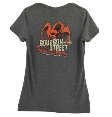 Voodoo Harley Davidson Women T-Shirt French Quarter Bourbon Street New Orleans M • $36.10