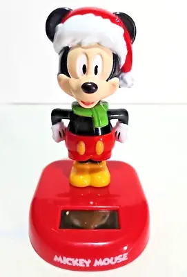 Disney Mickey Mouse Solar Powered Dancing Swinging Bobble Head Home Car Decor • $6