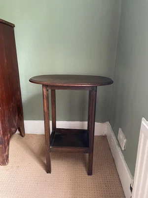£45 • Buy Vintage Victorian Oval Side Table - Lamp Table