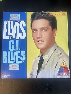 Elvis Presley LP G.I. Blues RCA Victor LPM-2256 Recording 1960 • $11.90