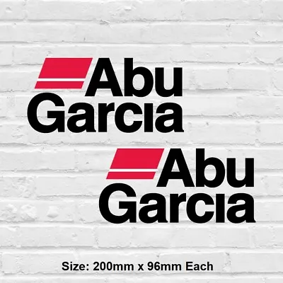 $6.55 • Buy Abu Garcia Fishing Boat Stickers Decal Suit 4X4 Caravan Camping Tandem Trailer