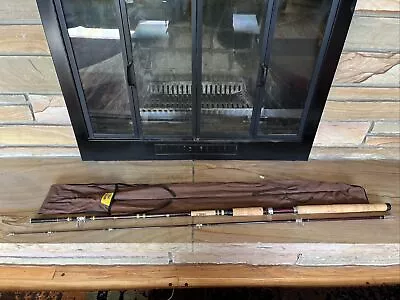 MINT! Vintage Garcia Conolon 2552-D Medium Action 8’6  3 Star Spinning Rod +Sock • $74.99