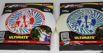 £14.53 • Buy Wham-O Ultimate Frisbee Sports Disc 175g Lot Of 2 New In Box Red And Blue