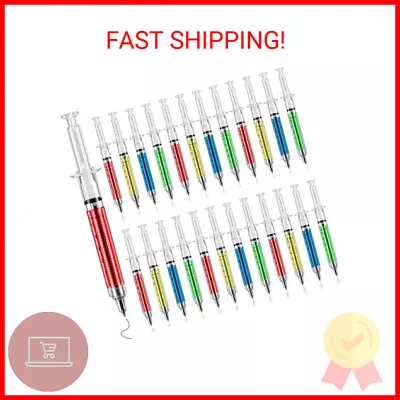 SunAngel Multi-Color Syringe Pen Writes In Black InkNurse Pens Imaginary Docto • $13.99