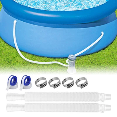 £10.27 • Buy 2x Swimming Pool Hose 32MM Replacement Retractable For Pump Filter Heater Pipe