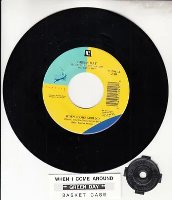 £24.08 • Buy GREEN DAY When I Come Around 7  45 Rpm Vinyl Record + Juke Box Title Strip RARE!