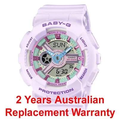 Casio Baby-g Watch Ba-110 Pastel Pink Multicolor Ba-110xpm-6a 2y Warranty • $194.99