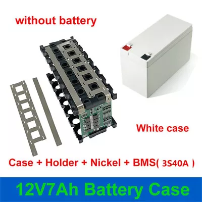 12V 3S 7P 40A Li-ion Battery Pack DIY Kits Case Holder For 18650 Power Wall SUK • £8.39