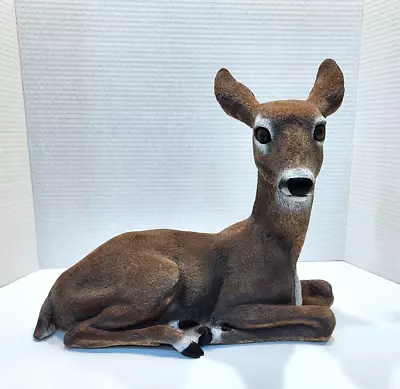 VTG 13  1995 Art Line Model #6066 Doe Fawn Deer Blow Mold Yard Ornament • $37