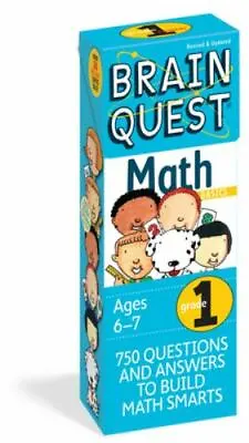 Brain Quest Grade 1 Math Revised 2nd Edition  Martinelli Marjorie  Cards  A • $10.41