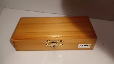 Vintage X-Acto XACTO Workshop Knife /Small Tool Set In Wood Box • $48.99