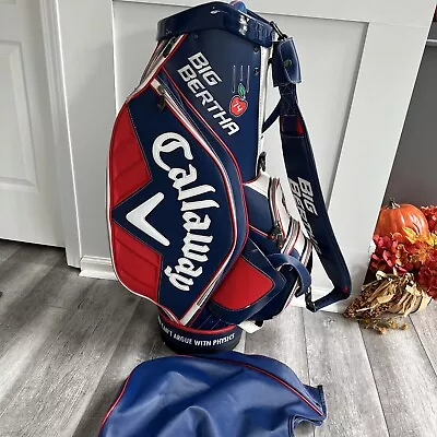 Callaway Big Bertha Staff Bag Rare Red White Blue 2019 Jeremiah Trotter EAGLES!! • $275