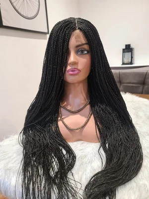 £55.99 • Buy Beautiful Black Long Lenght Twist Braid Wig🖤🖤🖤🖤