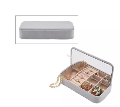£15 • Buy Velvet Jewellery Box With Inside Mirror And Anti Tarnish Lining