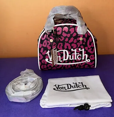 Von Dutch Hot Pink Cheetah Bowling Bag NWT • $97