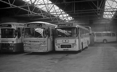 Northern Aec Ews145d Aberdeen Depot 6x4 Quality Bus Photo • £2.70