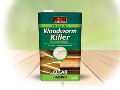 £8 • Buy Barrettine Solvent Preserver Woodworm Killer Oil Wood Boring Insects Treatment 