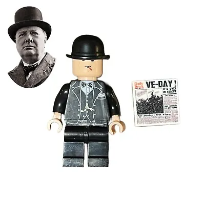 Lego WW2 Winston Churchill- Warrior Bricks- We Combine Shipping • $6.41