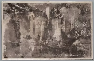 Cox's Cave Cheddar Somerset Posted 17th Nov 1937 Real Photo RP RPPC Postcard  • £4.01