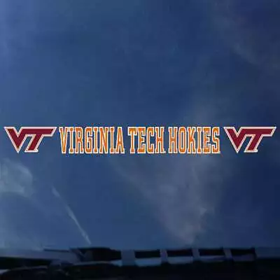 Virginia Tech Hokies Automotive Transfer Decal Strip • $5.95