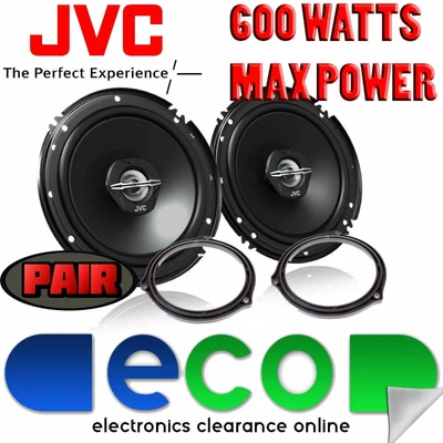 £29.95 • Buy Ford Kuga 2008-2014 JVC 16cm 6.5 Inch 600 Watts 2 Way Rear Door Car Speakers