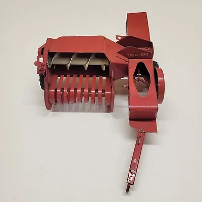 Vintage Tru Scale Farm Hay Baler 1:16 Red Pressed Steel • $44.99