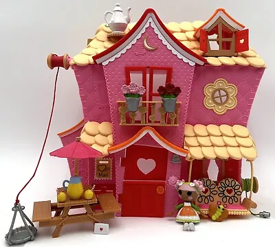 Lalaloopsy Mini Doll Pink Sew Sweet Playhouse Playset Blossom Flowerpot Complete • $84.95