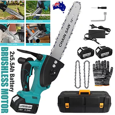 12inch Cordless Electric Chainsaw Handle Tree Pruning Wood Cutter Saw For Makita • $34.99