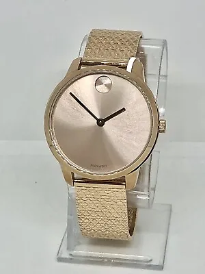 NEW MOVADO Bold Rose Gold Women's Watch 3600596 Stainless Steel 35mm • $280