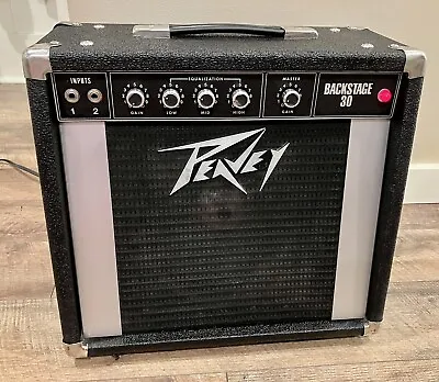 Vintage 1980’s Peavey Backstage 30 Amplifier Amp U.S.A. Works !! • $110.50