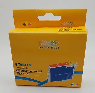 OFFICE Color Ink Cartridge E-T0547-R  Epson Stylus Photo R800/R1800 • $13