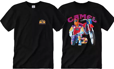 New NOS Vintage 1993 Camel Supercross Single Stitch Pocket Shirt- Black Shirt • $21.99