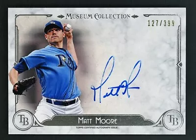 2014 Topps Museum Collection #AA-MMO Matt Moore 127/399 Autograph Tampa Bay Rays • $3.90