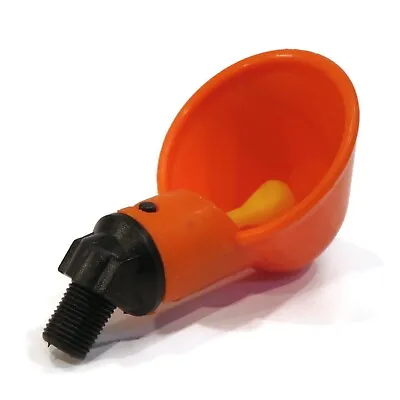 Poultry Drinker Plastic Water Cup With Low Pressure Automatic Float 1/8  MPT • $6.49
