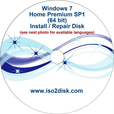 £6.99 • Buy Windows7 Home Premium Install Disk (64bit)