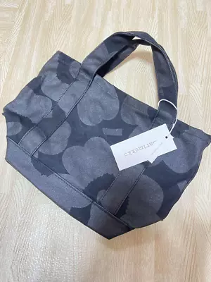Marimekko Pieni Unicco Sadie Tote Bag Black Grey From Japan • $93