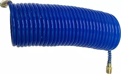 Recoil Hose Air Line Recoil Air Hose 1/4” Portable Polyurethane Coil Hose With 1 • $17.62