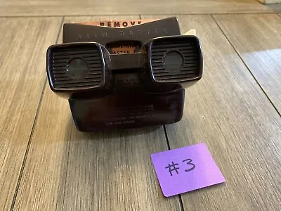  #03  1955 Vintage SAWYER'S MODEL E Viewmaster Drark Brown Viewer  • $14.99