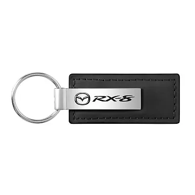 Mazda RX-8 Black Leather Key Chain • $17.95