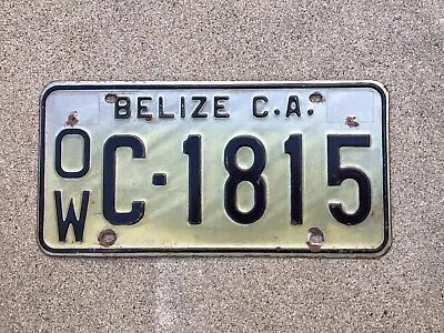 Belize - Central  America - License Plate • $69.95