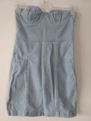 £7 • Buy Topshop Dress Denim Size 8