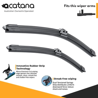 $26.95 • Buy Wiper Blades For Mercedes Benz C-Class W204 Facelift 2009 - 2012 Pair 24   + 24 