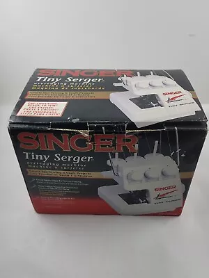 Singer Tiny Serger Overedging Sewing TS380 PLUS W/ Pedal Power Manual Excellent  • $71.24