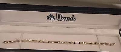 Brand New 9ct Yellow Gold Figaro Bracelet …brand New • $320