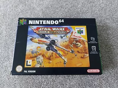 N64 STAR WARS ROGUE SQUADRON ~ Nintendo 64 PAL Boxed Complete  • £29.95