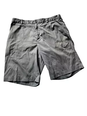 Nike Mens Gray Flat Front Athletic Golf Shorts Size 34 • $16
