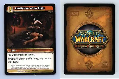 Retribution Of The Light #312 March Of The Legion Common Warcraft 2007 TCG Card • $2.09