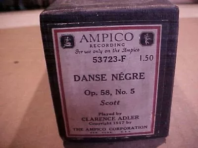 Ampico Danse Negre Player Piano Roll • $4.99