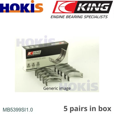 £39.47 • Buy CRANKSHAFT BEARING SET + 1.0mm FOR PEUGEOT 8HX/8HZ 1.4L 9HX/9HT/9HU/9HW 1.6L